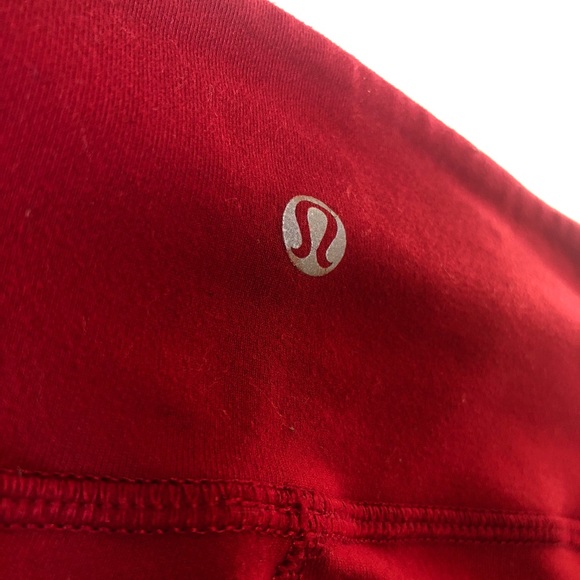 Red Lululemon leggings - Picture 3 of 3